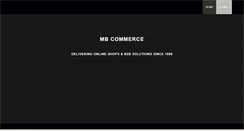 Desktop Screenshot of mbcommerce.co.uk